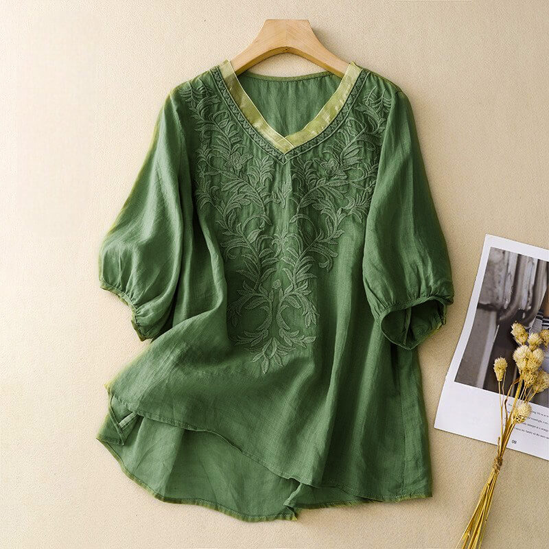 Iris Cotton-Linen Shirt